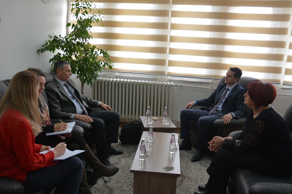 Çoçaj hosted the Executive Director of the Academy of Justice