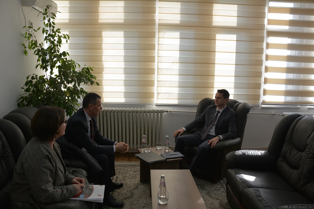 Chairperson Çoçaj hosted the Director of the Academy of Justice