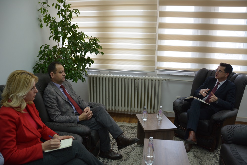 Chair, Çoçaj, hosted a meeting with representatives of the Civil Code Project