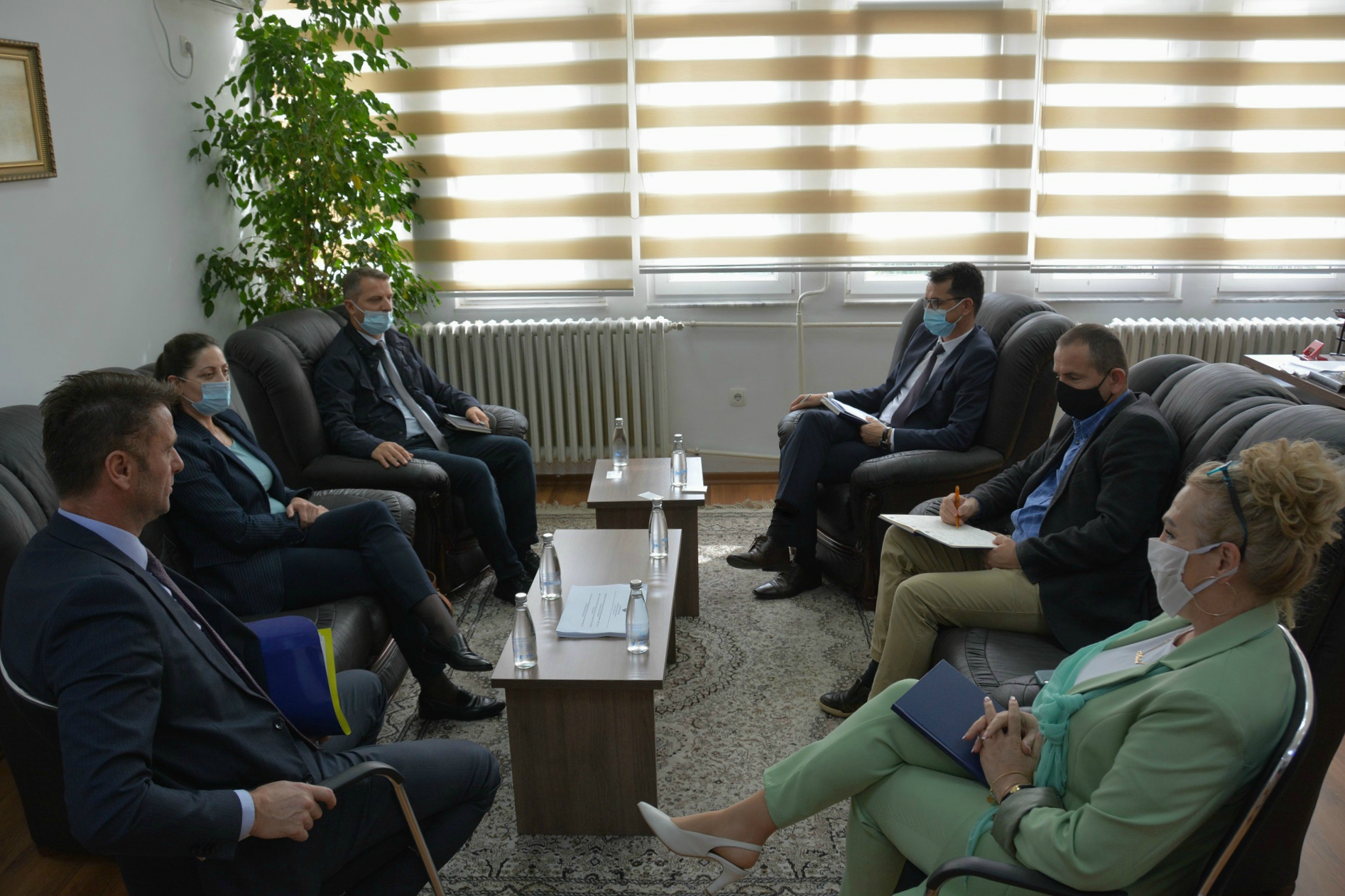 Mr. Çoçaj, KJC Chair, welcomed for a meeting the Director of the Banking Association