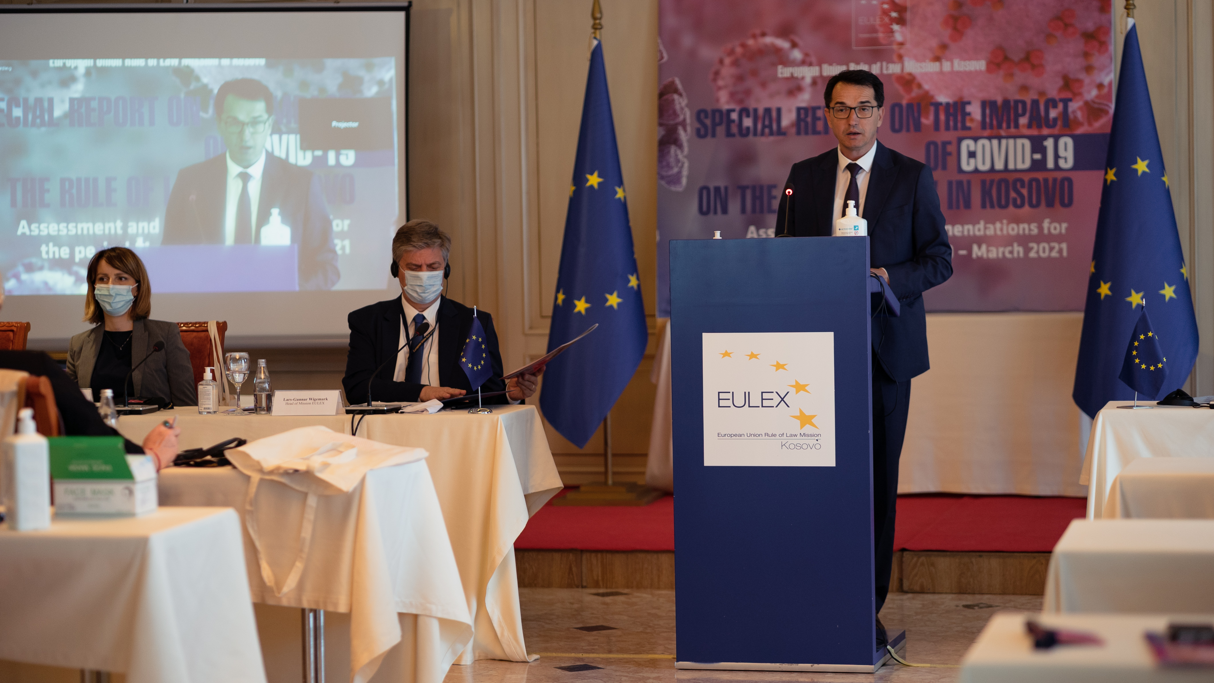 EULEX prezanton Raportin Special për ndikimin e COVID-19 në sundimin e ligjit në Kosovë
