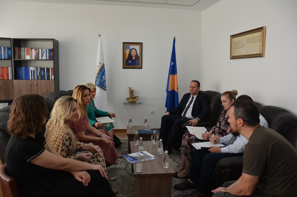 Kryesuesi Zogaj ka pritur në takim delegacionin nga Projekti Regjional “Lufta kundër korrupsionit dhe krimit të organizuar në Ballkanin Perëndimor përmes forcimit të bashkëpunimit rajonal në fushën e kthimit të pasurive”