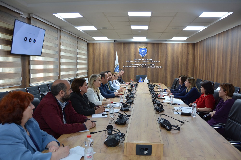 KGJK priti në takim një delegacion nga Ministria e Drejtësisë së Republikës së Shqipërisë
