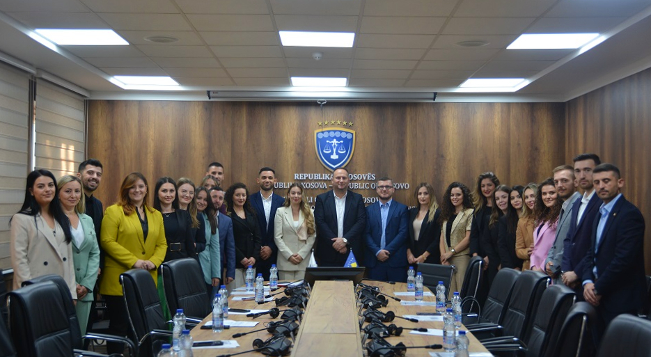 KGJK organizon ceremoninë e fillimit të punës për 24 bashkëpunëtorë profesional në gjykatat e Republikës së Kosovës